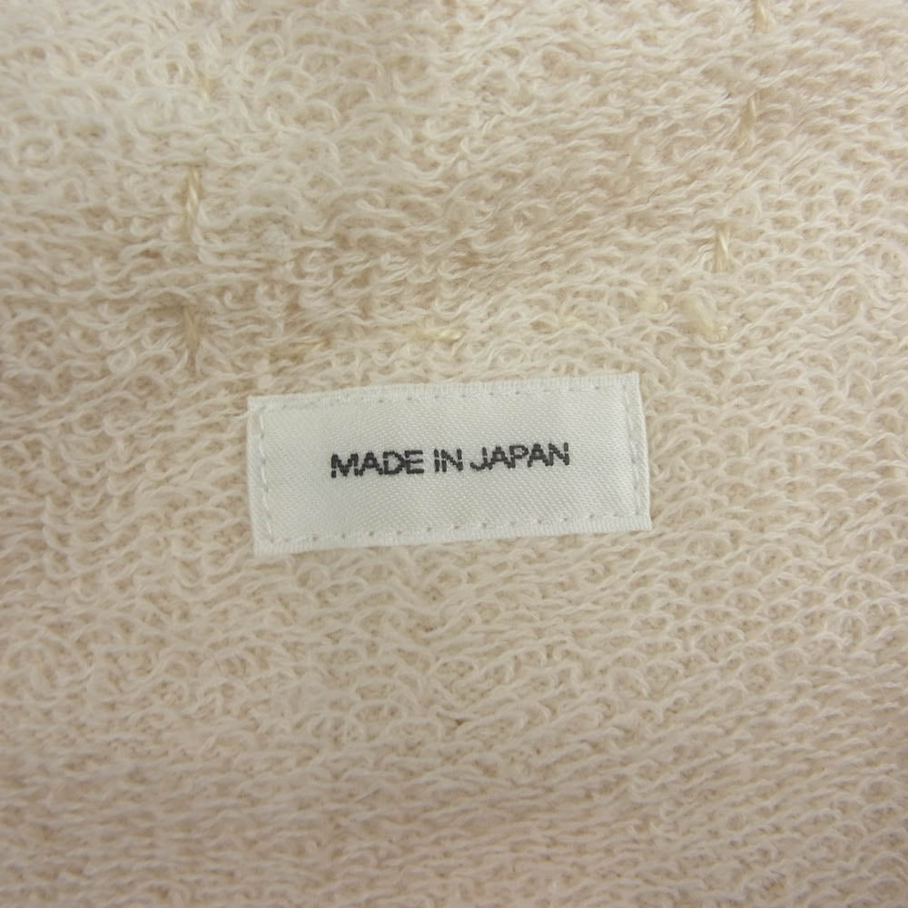 VISVIM ビズビム 22SS 0122105010020 MONDO SWEAT S/L C/WS カシミヤ スウェット ベスト アイボリー系 2【新古品】【未使用】【中古】