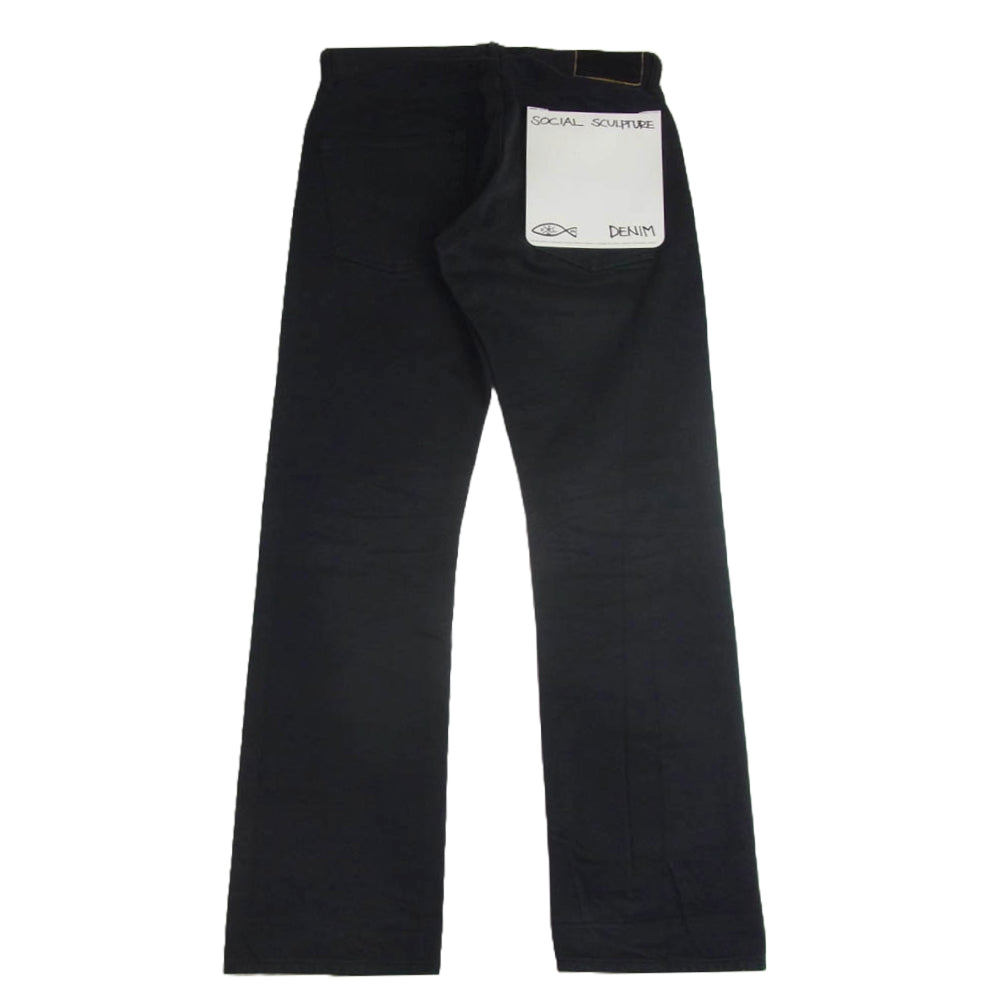 VISVIM ビズビム 22SS 0122105005009 SOCIAL SCULPTURE 01 SLIM CMYK ソーシャルスカルプチャー01 スリム CMYK デニム パンツ ブラック ブラック系 W32L30【新古品】【未使用】【中古】