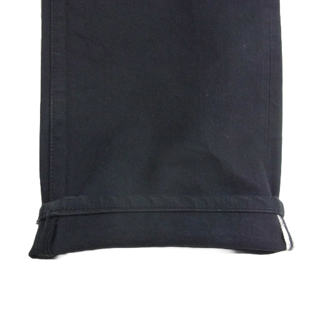 VISVIM ビズビム 22SS 0122105005009 SOCIAL SCULPTURE 01 SLIM CMYK ソーシャルスカルプチャー01 スリム CMYK デニム パンツ ブラック ブラック系 W32L30【新古品】【未使用】【中古】