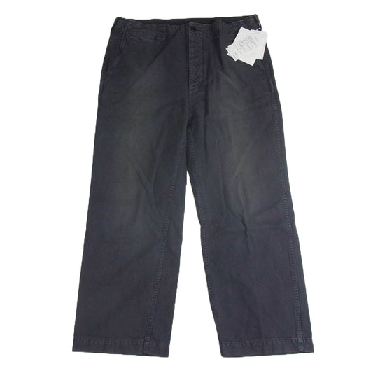 VISVIM ビズビム 24AW 0124105008005 LEAGUERS CHINO DMGD リーガーズチノ ダメージ加工 チノ パンツ ネイビー系 3【新古品】【未使用】【中古】