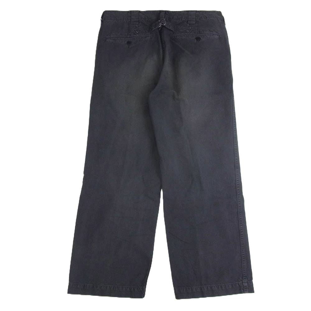 VISVIM ビズビム 24AW 0124105008005 LEAGUERS CHINO DMGD リーガーズチノ ダメージ加工 チノ パンツ ネイビー系 3【新古品】【未使用】【中古】