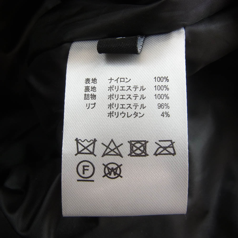 オッシュマンズ 中綿シンサレート ナイロン ブルゾン スタジャン スナップボタン ブラック系 L【中古】