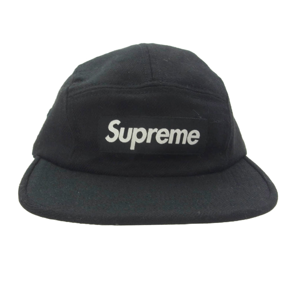 Supreme シュプリーム 24AW × Lochcarron Camp Cap ロキャロン 6パネル キャンプ キャップ ブラック系 ブラック系【美品】【中古】