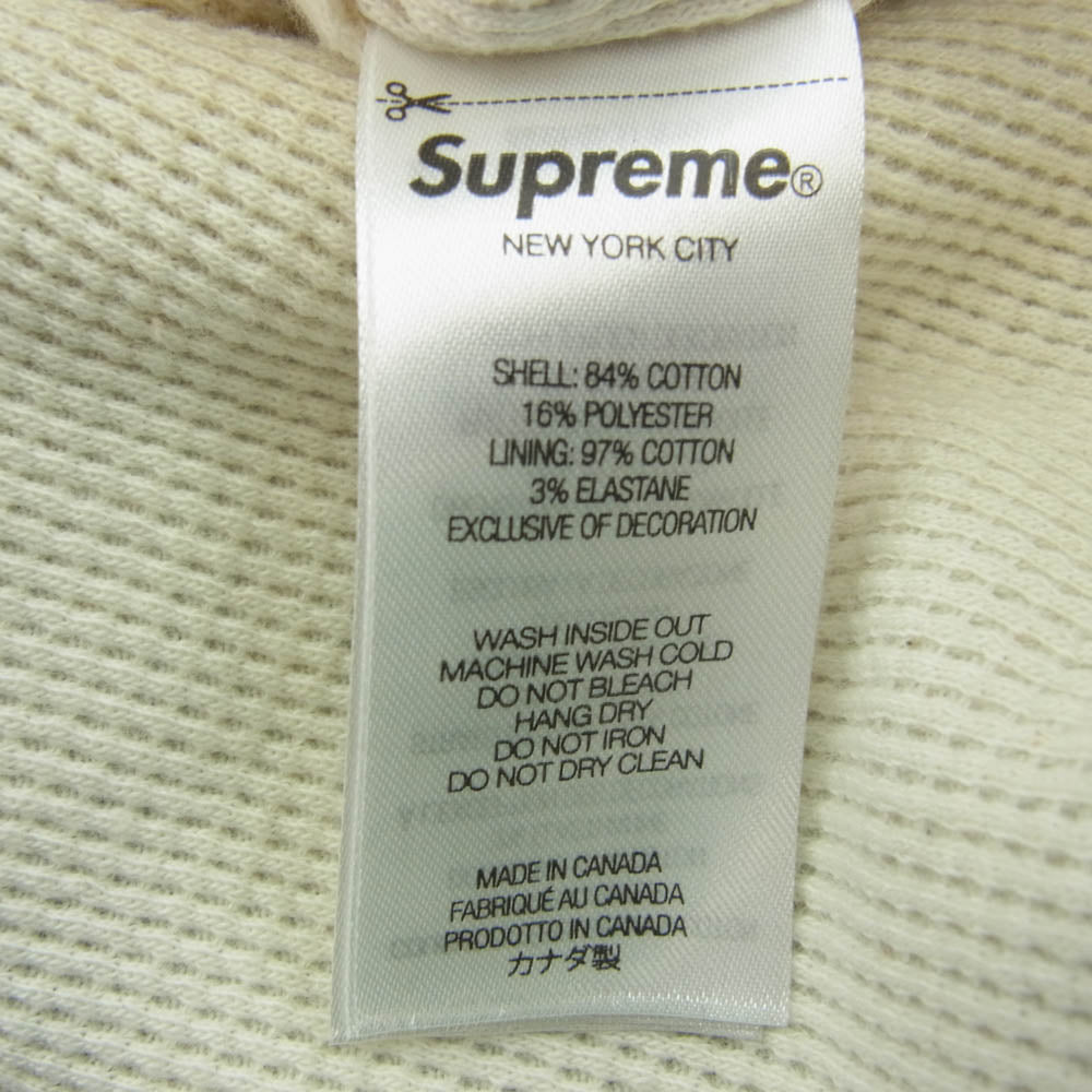 Supreme シュプリーム 24AW 24AW Arc Thermal Zip Up Hooded Sweatshirt アーチ サーマル ジップアップ フーディー スウェットシャツ ネイビー系 ネイビー系 M【中古】