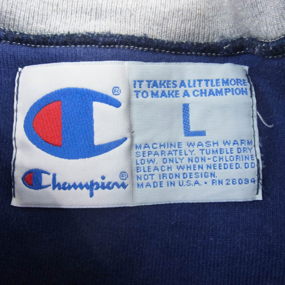Champion チャンピオン  USA製 リバースウィーブ スウェット ダブルフェイス リバーシブル グレー系 L【中古】