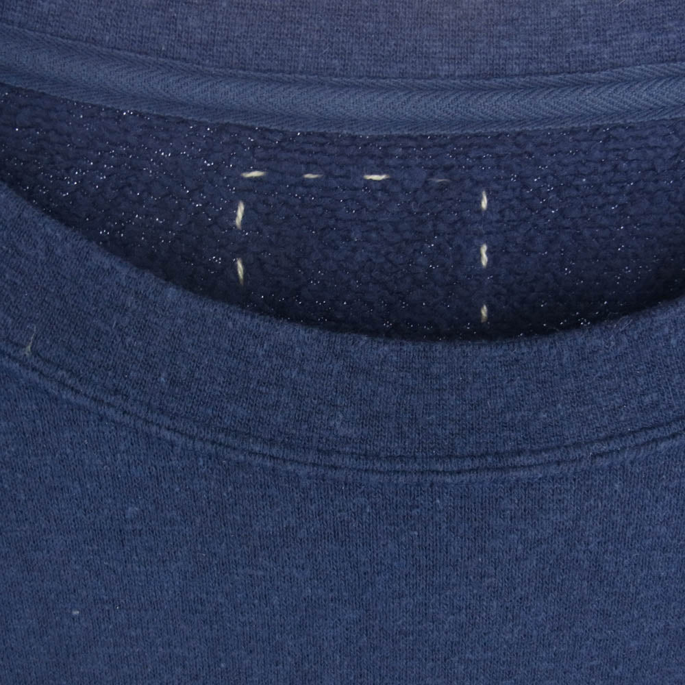 VISVIM ビズビム 22SS 0122105010027 AMPLUS SB SWEAT S/S ALUMNI プリント 半袖 アンプラス スウェット ネイビー系 4【中古】