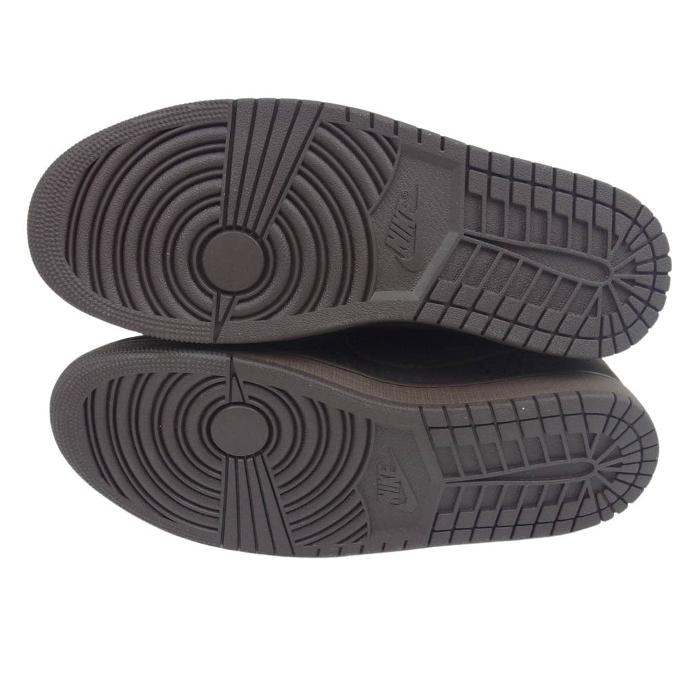 NIKE ナイキ × Travis Scott フェイクバスターズ鑑定済 DM7866-202 Air Jordan 1 Low OG SP トラヴィススコット エアジョーダン1 ロー ブラウン系 ダークブラウン系 28.0cm【新古品】【未使用】【中古】