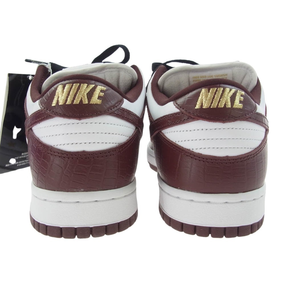 Supreme シュプリーム ×Nike ナイキ フェイクバスターズ鑑定済 DH3228-103 SB Dunk Low OG QS Gold Stars shushu SB ダンク ロー ゴールドスターズ ブラウン系 ゴールド系 27cm【新古品】【未使用】【中古】
