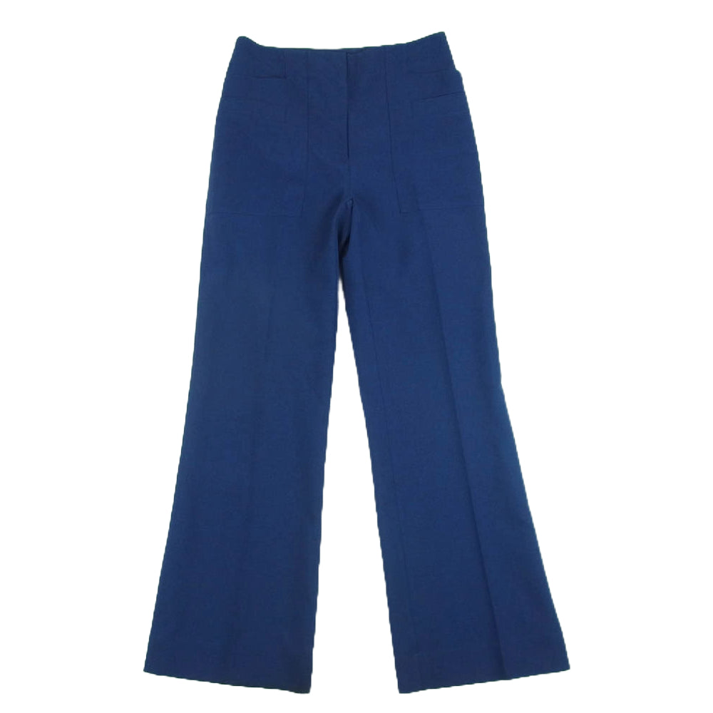 ACNE STUDIOS アクネストゥディオズ 19SS FN-WN-TROU000085 テーラード フレア トラウザーズ パンツ ネイビー系 36【中古】