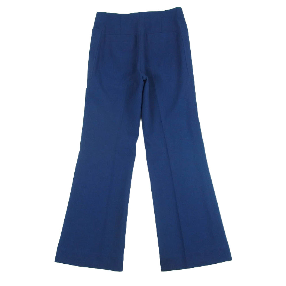 ACNE STUDIOS アクネストゥディオズ 19SS FN-WN-TROU000085 テーラード フレア トラウザーズ パンツ ネイビー系 36【中古】