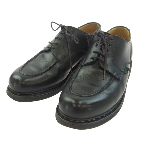 Paraboot パラブーツ CHAMBORD シャンボード レースアップ レザー ドレスシューズ ブラック系 8.5【中古】
