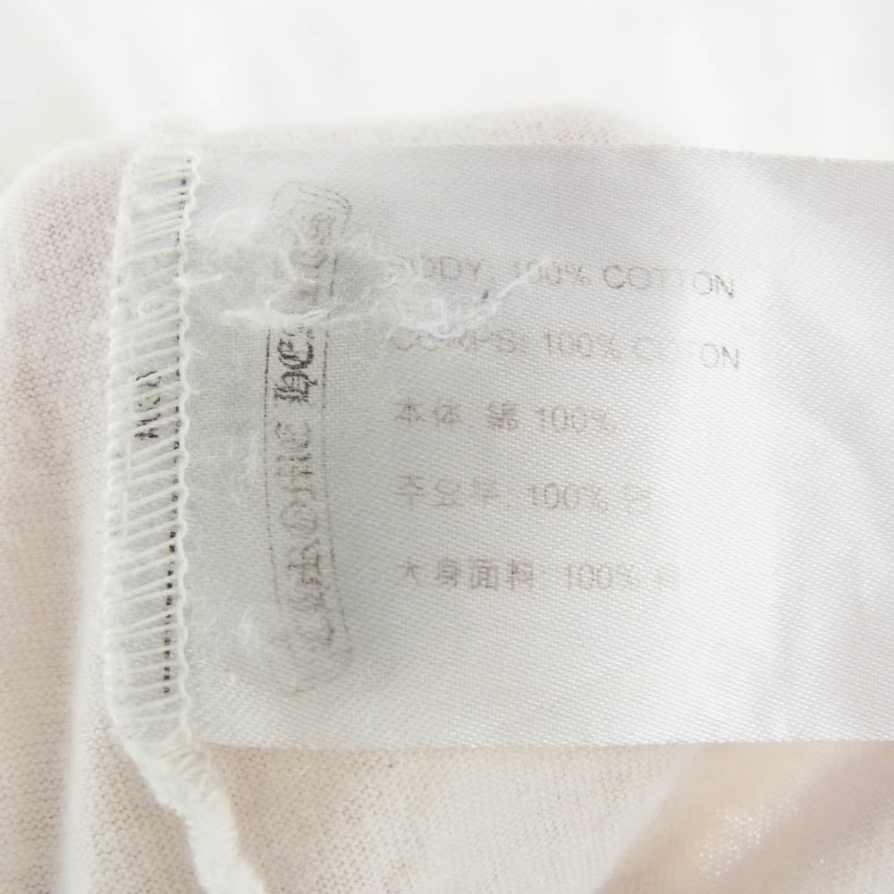 CHROME HEARTS クロムハーツ（原本無） CH T-SHRT ホースシュー バックプリント 半袖 Tシャツ ホワイト系 L【中古】