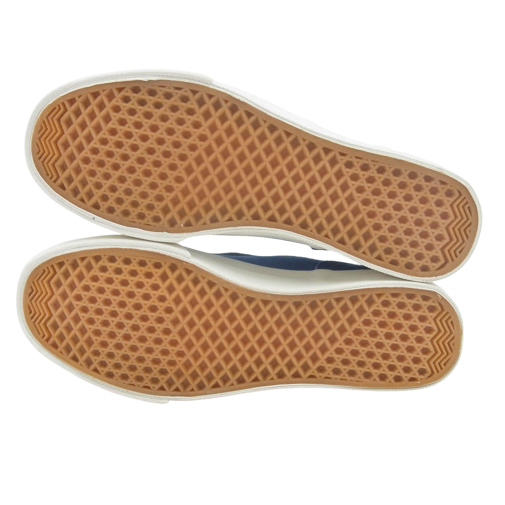 UNDERCOVER アンダーカバー UC2BF05 TOE LOGO CANVAS SNEAKERS トゥーロゴ キャンバス スニーカー ブルー系 ホワイト系 M【極上美品】【中古】