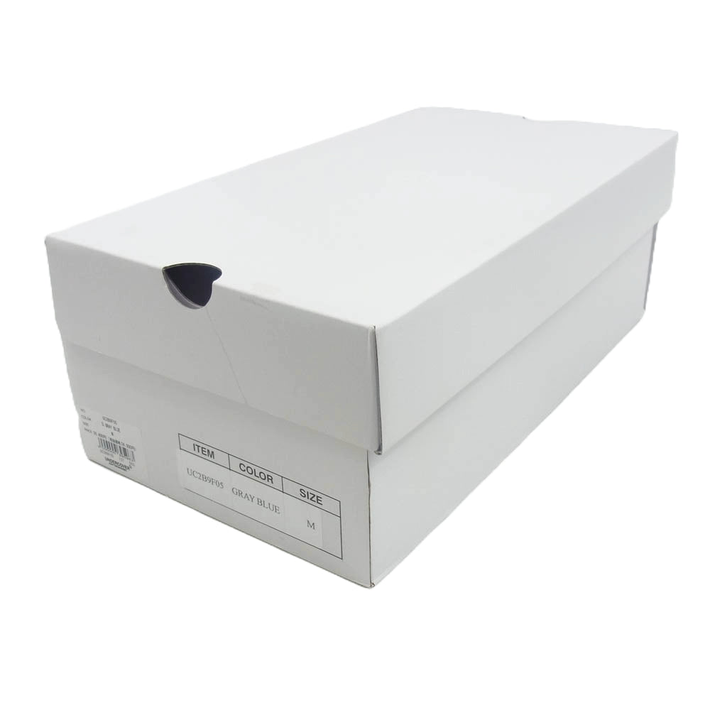 UNDERCOVER アンダーカバー UC2BF05 TOE LOGO CANVAS SNEAKERS トゥーロゴ キャンバス スニーカー ブルー系 ホワイト系 M【極上美品】【中古】