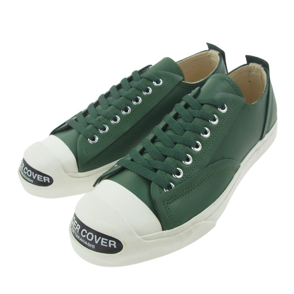 UNDERCOVER アンダーカバー UC2D9F02 ジャックパーセルタイプ レザー スニーカー グリーン グリーン系 M【極上美品】【中古】