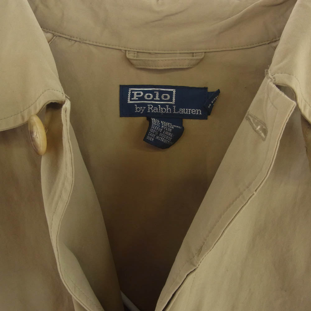 POLO RALPH LAUREN ポロ・ラルフローレン ステンカラー コート ベージュ系 M【中古】
