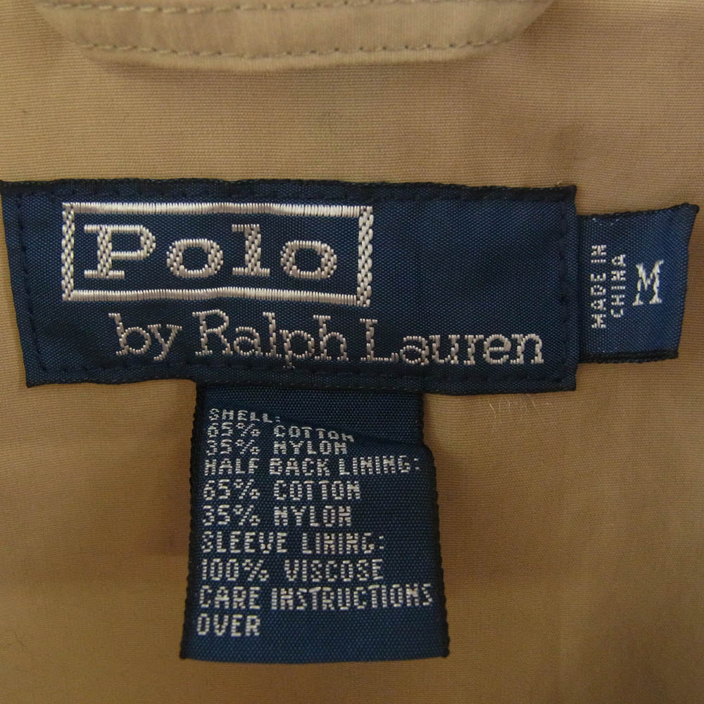 POLO RALPH LAUREN ポロ・ラルフローレン ステンカラー コート ベージュ系 M【中古】