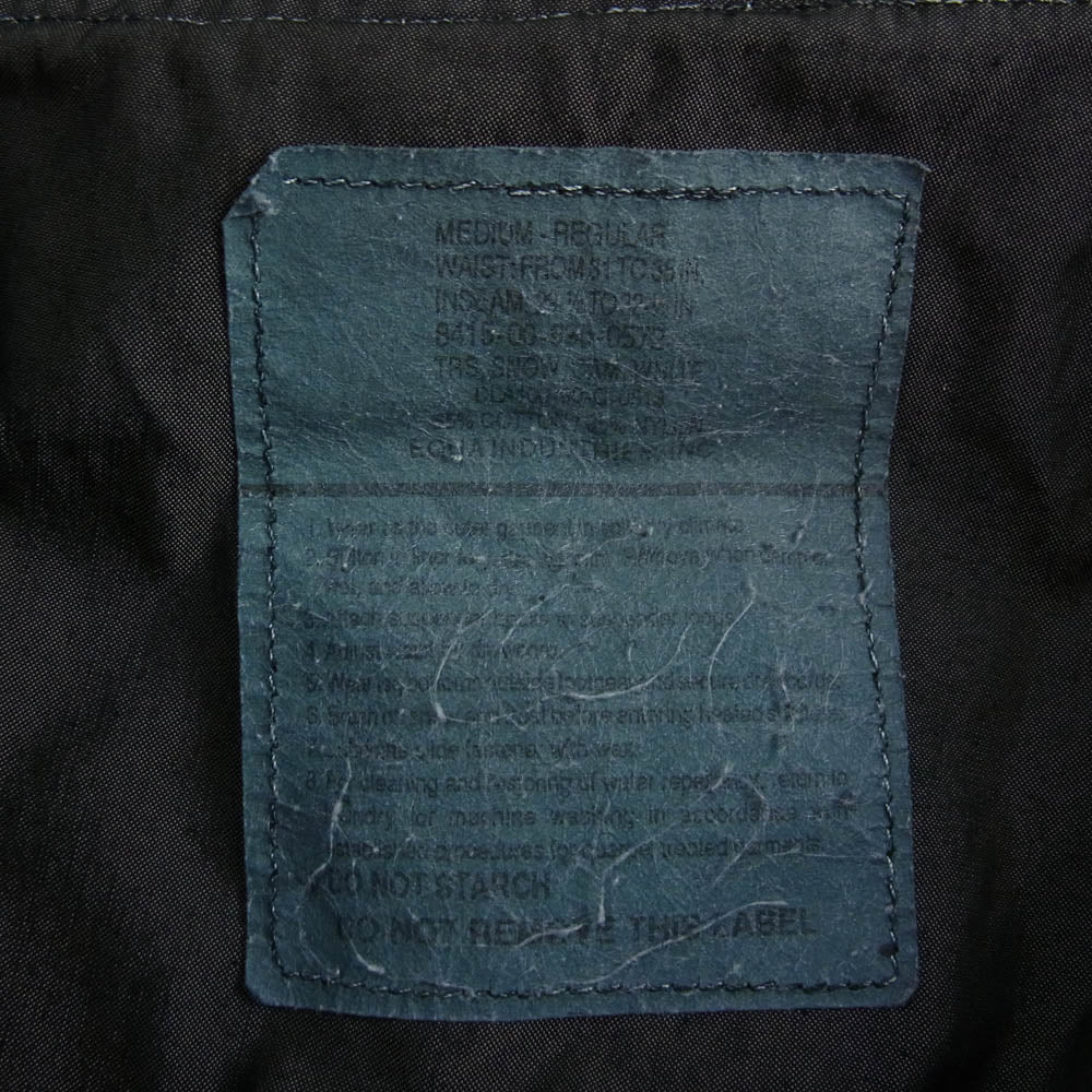 ミリタリー US ARMY スノーカモ パンツ 後染め ブラウン系 M【中古】