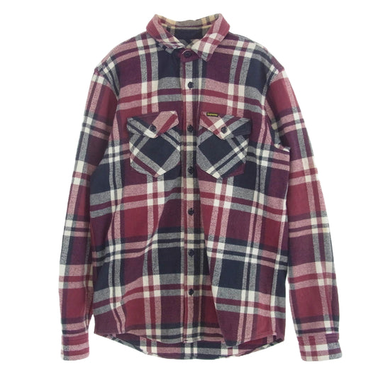 Supreme シュプリーム 11AW Heavyweight Plaid Flannel Shirt ヘビーウエイト  フランネル シャツ Mサイズ マルチカラー系 M【中古】