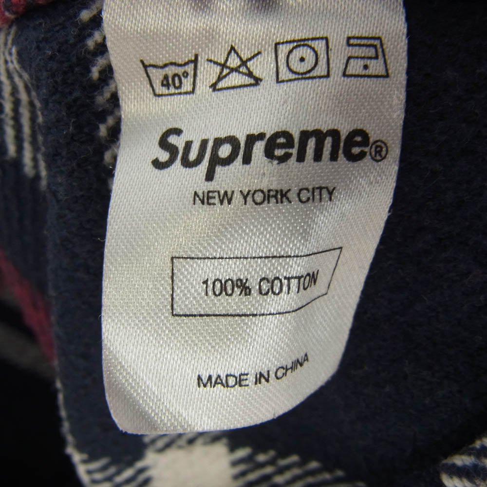 Supreme シュプリーム 11AW Heavyweight Plaid Flannel Shirt ヘビーウエイト  フランネル シャツ Mサイズ マルチカラー系 M【中古】