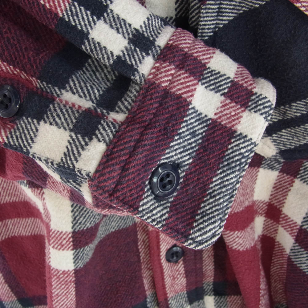 Supreme シュプリーム 11AW Heavyweight Plaid Flannel Shirt ヘビーウエイト  フランネル シャツ Mサイズ マルチカラー系 M【中古】