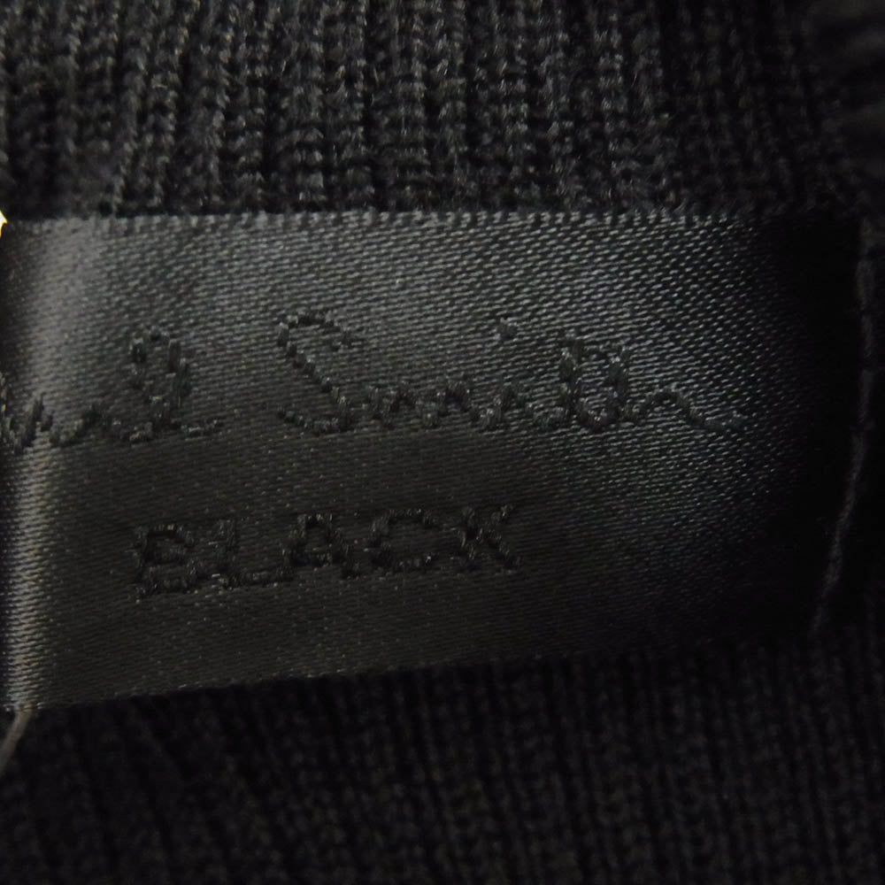 Paul Smith ポール・スミス BLACK ブラック さくらんぼ チェリー 刺繍 タートルネック リブニット ブラック系 M【中古】