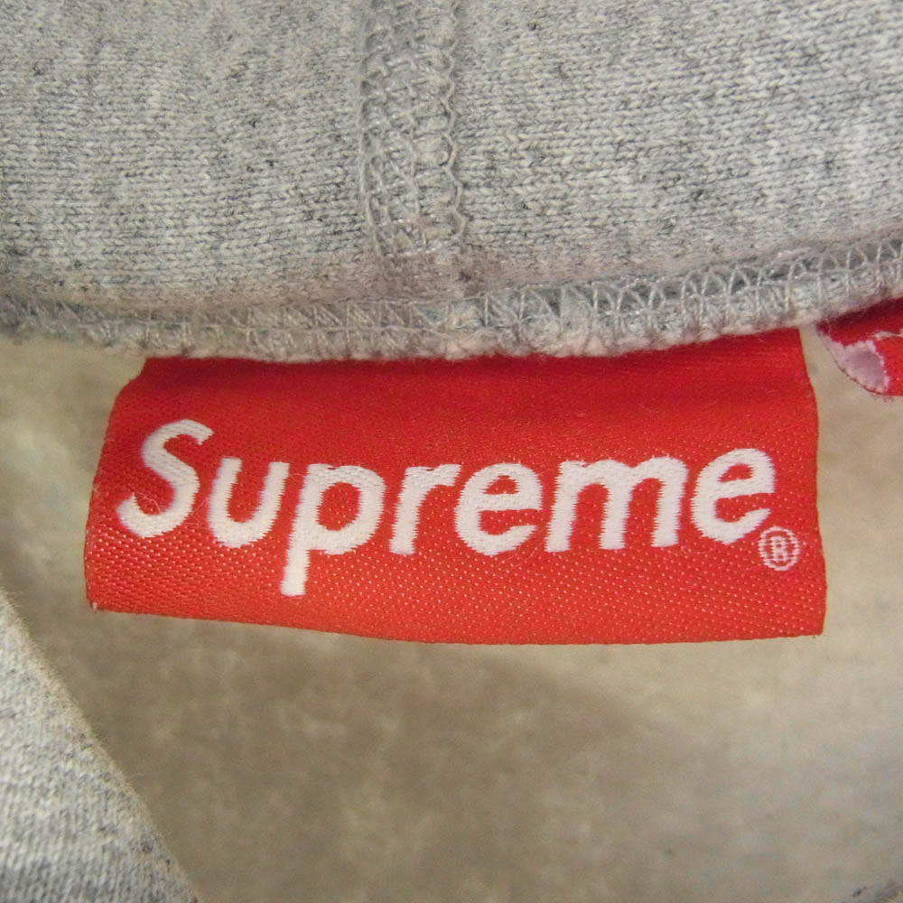 Supreme シュプリーム 16AW Box Logo Hooded Sweatshirt ボックスロゴ フーディー パーカー ヘザーグレー グレー系 M【中古】