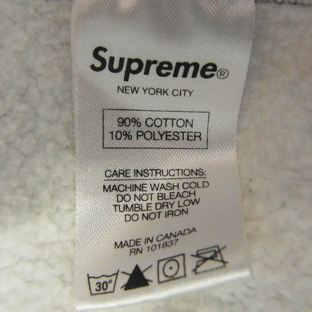 Supreme シュプリーム 16AW Box Logo Hooded Sweatshirt ボックスロゴ フーディー パーカー ヘザーグレー グレー系 S【中古】