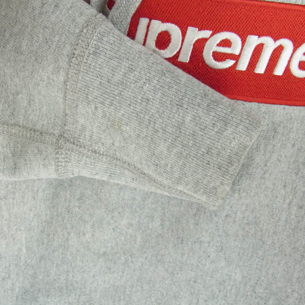 Supreme シュプリーム 16AW Box Logo Hooded Sweatshirt ボックスロゴ フーディー パーカー ヘザーグレー グレー系 M【中古】