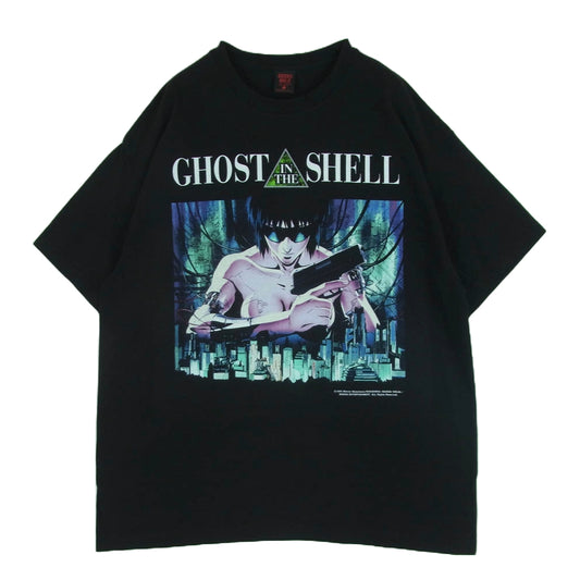 GEEKS RULE ギークスルール GHOST IN THE SHELL 攻殻機動隊 プリント 半袖 Tシャツ コットン ブラック系 XL【中古】