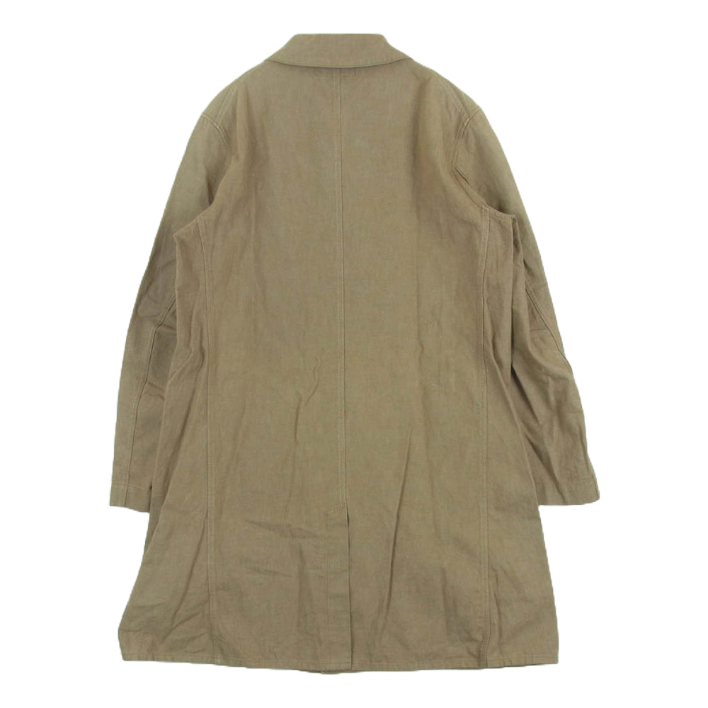 WAREHOUSE ウエアハウス CHAMBRAY SHOP COAT シャンブレー ショップ コート 日本製 ベージュ系 38【中古】