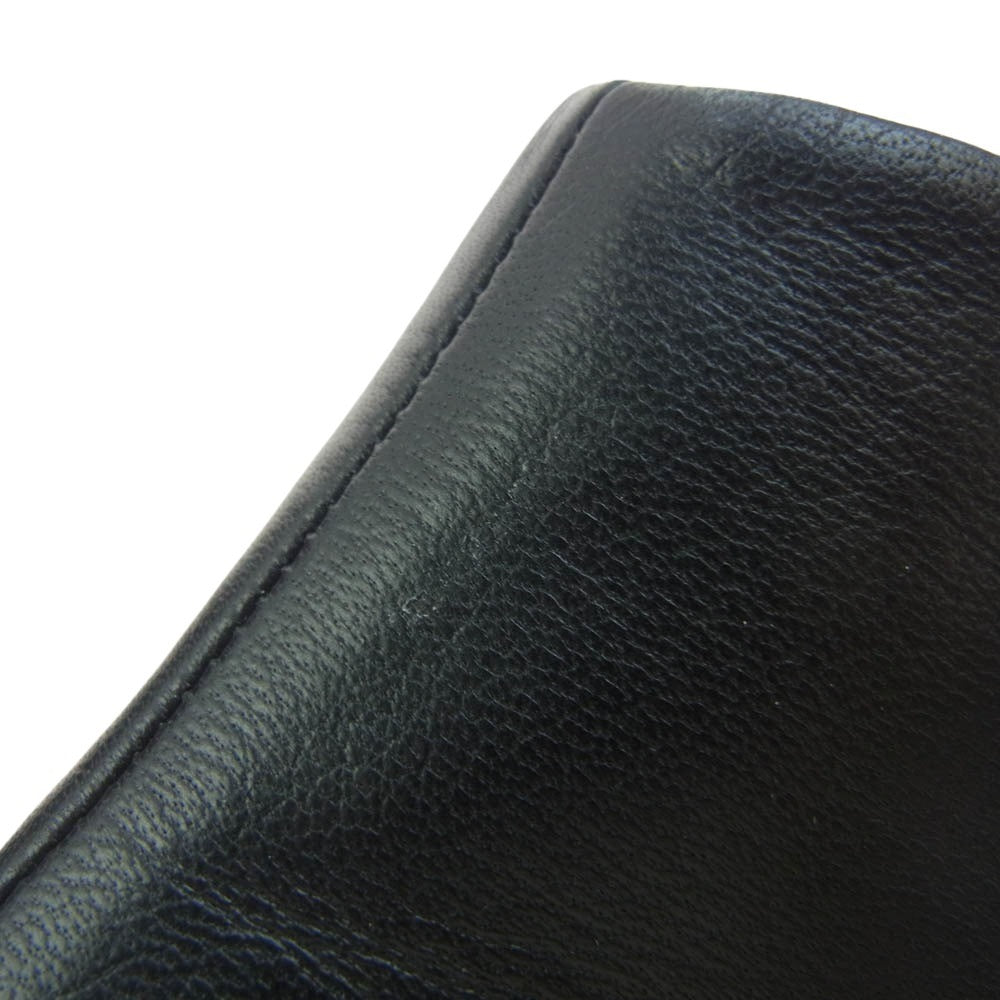 ジョーンスミス レザー ショート ブーツ ブラック系 37【極上美品】【中古】