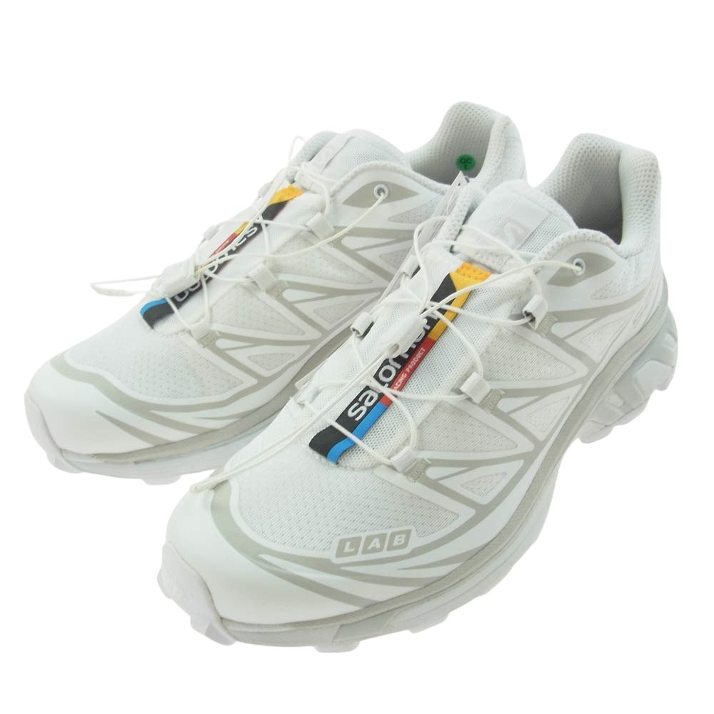 salomon サロモン 412529 XT-6 GTX ローカット スニーカー ホワイト系 26.5cm【美品】【中古】