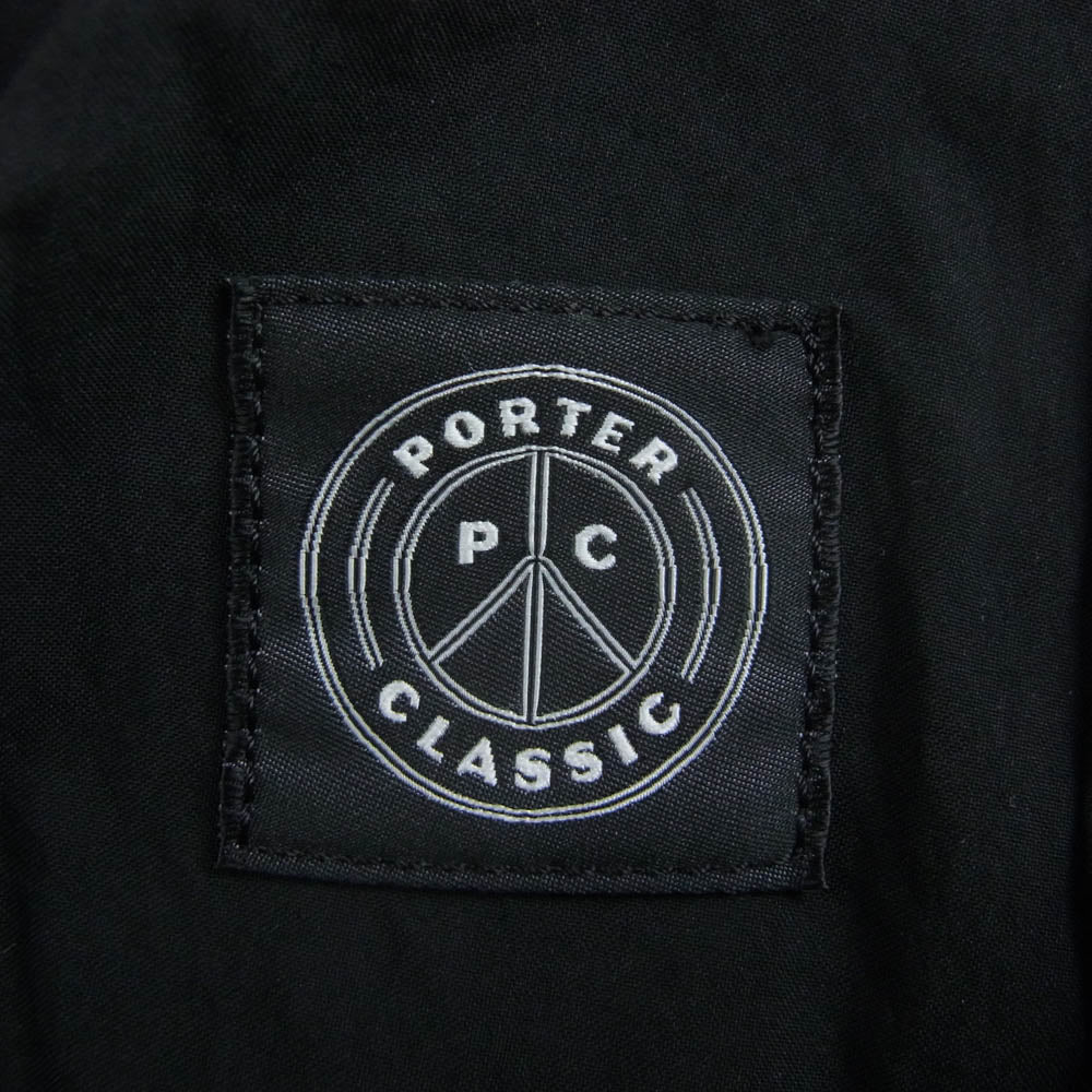 PORTER CLASSIC ポータークラシック PC-035-2139-0010-0013 POPLIN BEBOP PANTS ポプリン ビバップ パンツ ブラック系 M【新古品】【未使用】【中古】