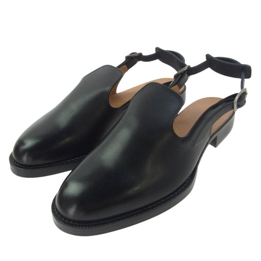 Hender Scheme エンダースキーマ ro-s-cha chameleon strap レザー カメレオン ストラップ シューズ ブラック系 4【極上美品】【中古】