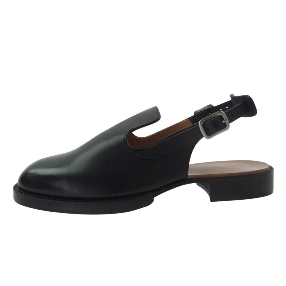 Hender Scheme エンダースキーマ ro-s-cha chameleon strap レザー カメレオン ストラップ シューズ ブラック系 4【極上美品】【中古】
