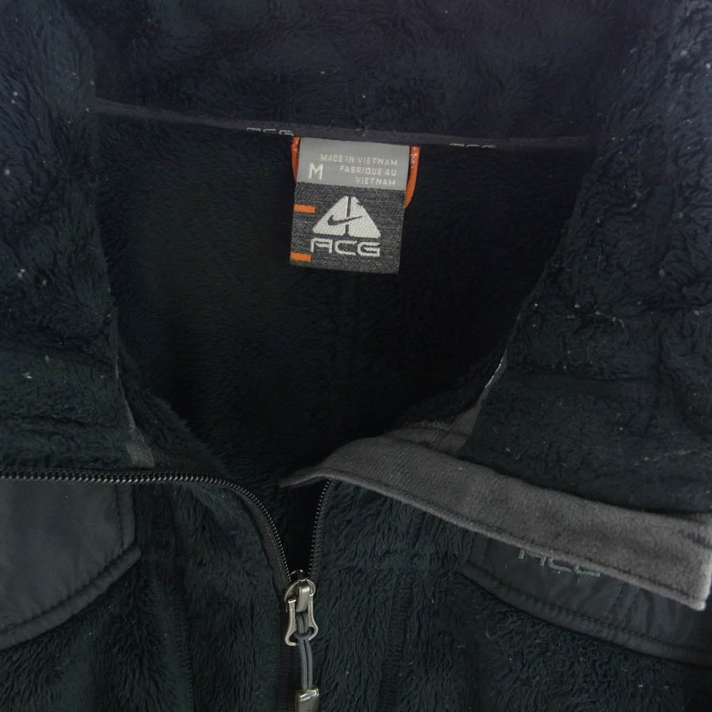 NIKE ナイキ 104141 acg ボア フリース ジャケット ブラック系 M【中古】