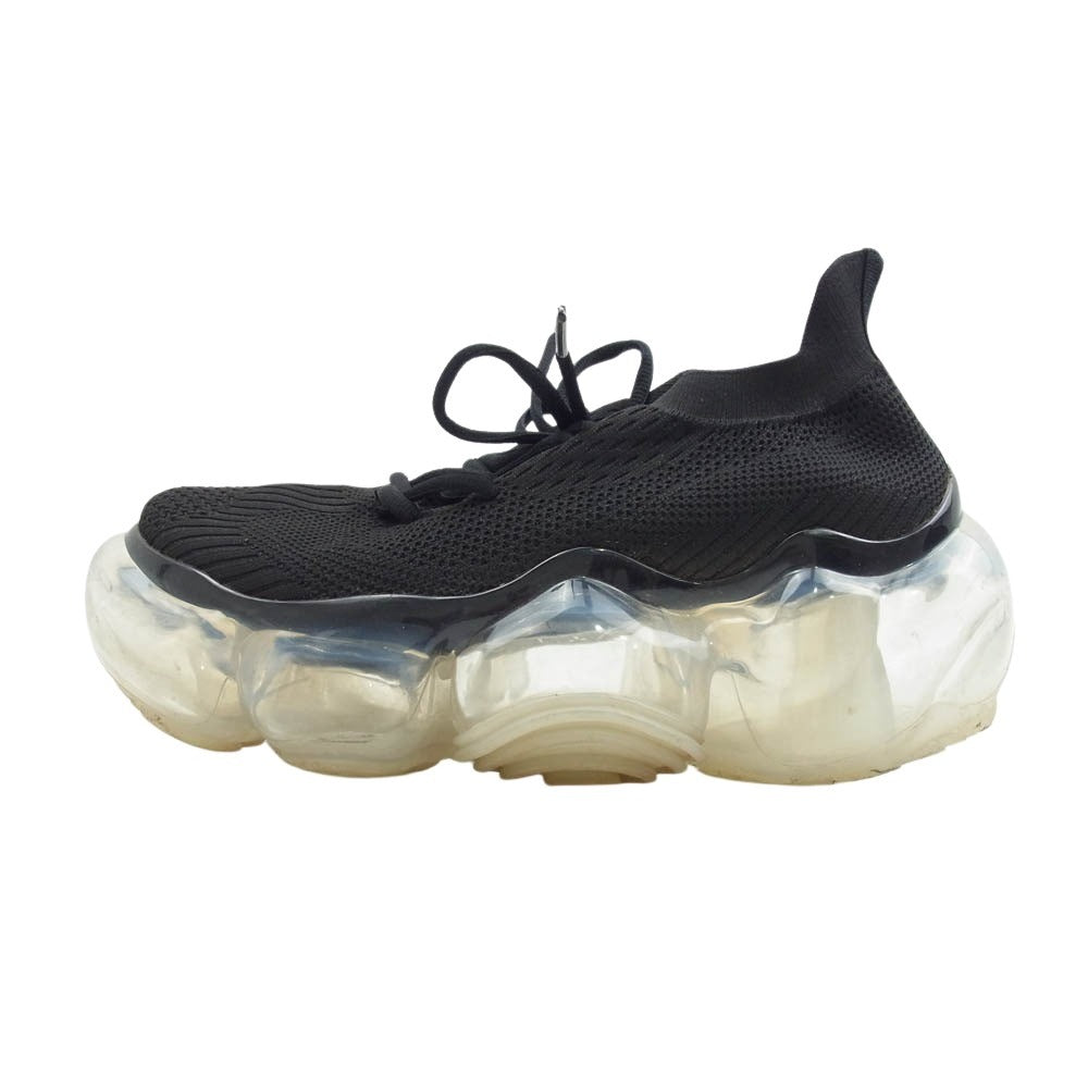 グラウンズ MOOPIE BLACK CLEAR ムーピー スニーカー ブラック系 25【中古】