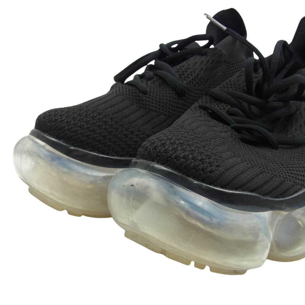 グラウンズ MOOPIE BLACK CLEAR ムーピー スニーカー ブラック系 25【中古】