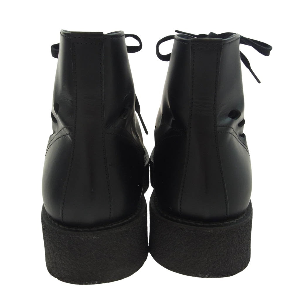 Yohji Yamamoto POUR HOMME ヨウジヤマモトプールオム 23SS HZ-E07-775-1-03 toe cut shoes トゥ カット シューズ ロング ブーツ ブラック系 27【中古】