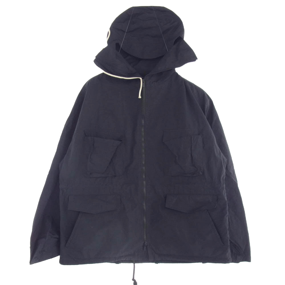 Yohji Yamamoto POUR HOMME ヨウジヤマモトプールオム 23AW HJ-Y12-600 ハイジップ ロープ デザイン ナイロン ジャケット ブラック系 1【中古】