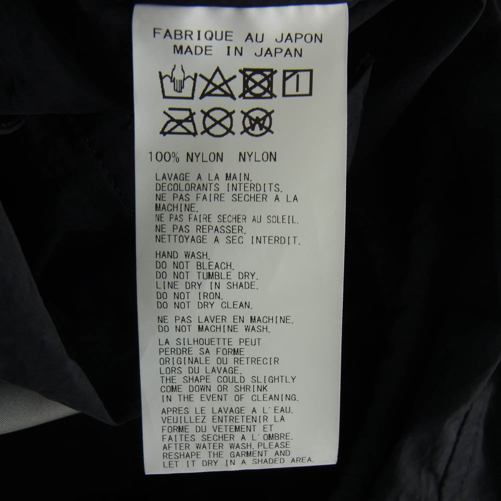 Yohji Yamamoto POUR HOMME ヨウジヤマモトプールオム 23AW HJ-Y12-600 ハイジップ ロープ デザイン ナイロン ジャケット ブラック系 1【中古】