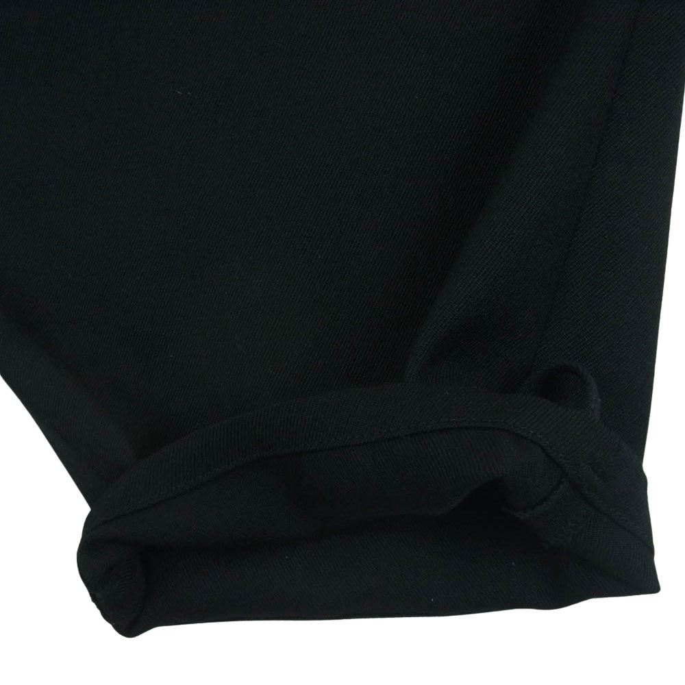 Yohji Yamamoto POUR HOMME ヨウジヤマモトプールオム 23AW HJ-P20-120 U-TWISTED HEM DRAPED ウール ワイド サルエル パンツ ブラック系 1【中古】