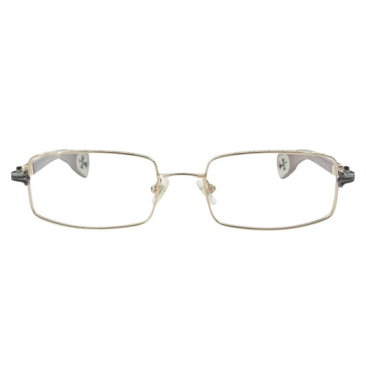 CHROME HEARTS クロムハーツ（原本無） WG-WMH AXE マホガニーウッドテンプル アイウェア 眼鏡 メガネ ブラウン系【中古】