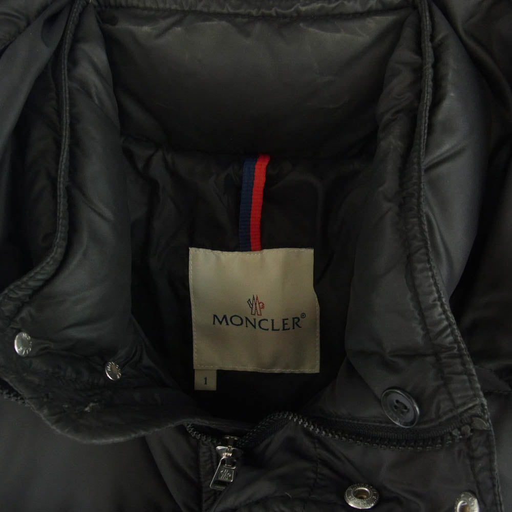 MONCLER モンクレール スープリームスタグ ダウンジャケット ブラック系 1【中古】