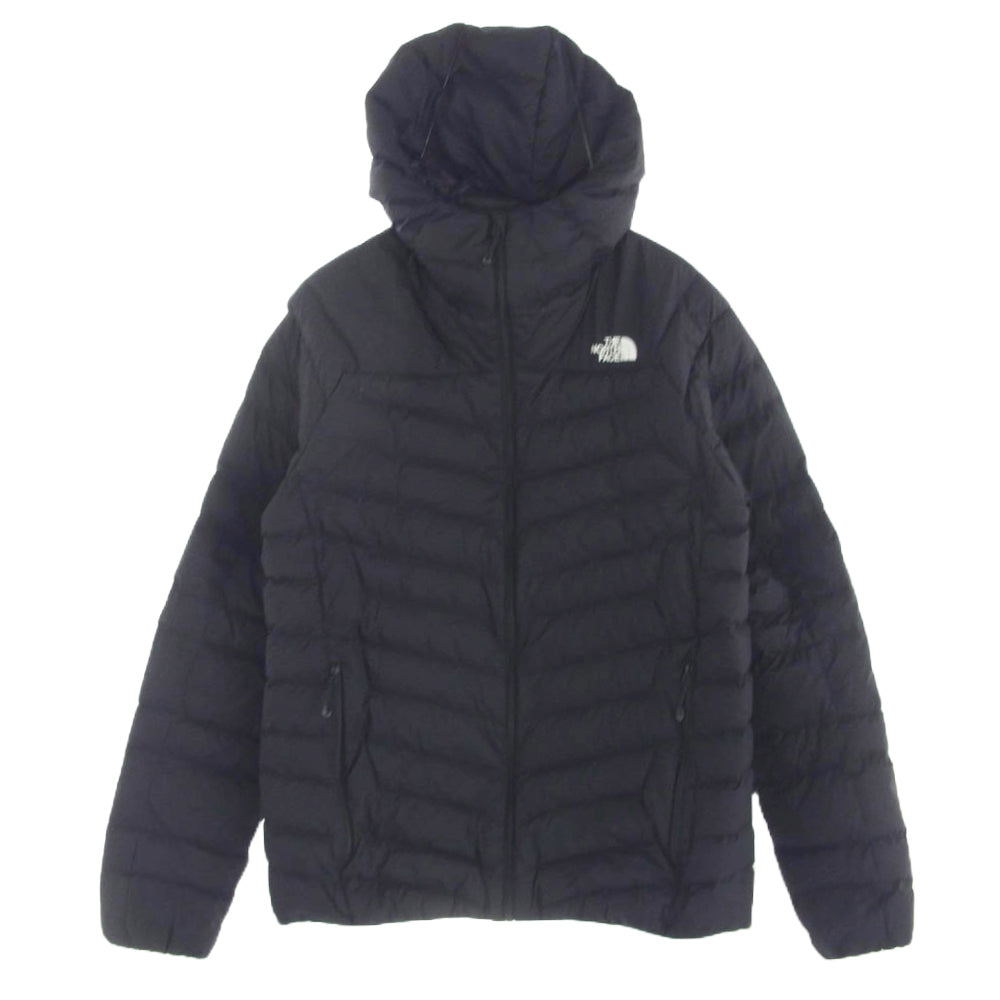 THE NORTH FACE ノースフェイス NY82211 THUNDER HOODIE サンダー フーデッド ダウンジャケット ブラック系 M【中古】
