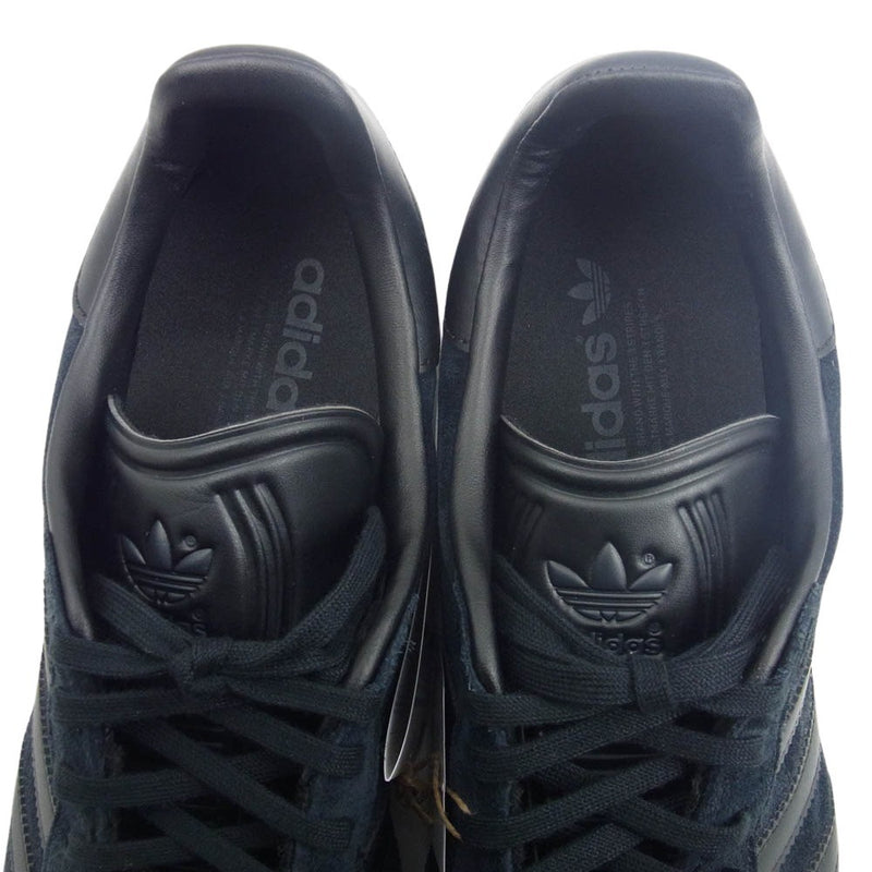 adidas アディダス CQ2809 GAZELLE ガゼル スエード ローカット スニーカー ブラック系 28cm【極上美品】【中古】