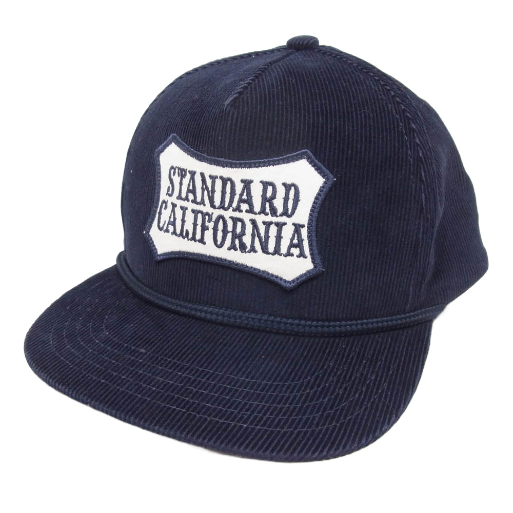 STANDARD CALIFORNIA スタンダードカリフォルニア コーデュロイ キャップ ネイビー系【中古】