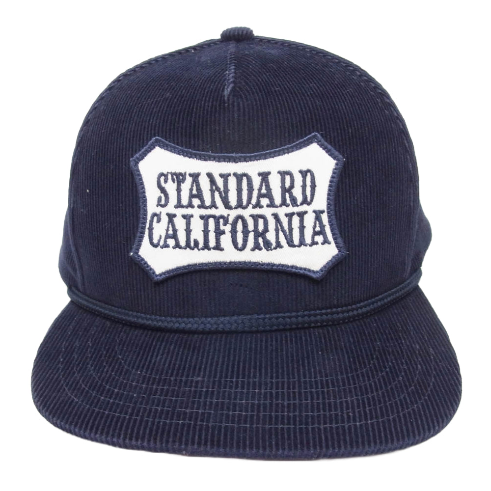 STANDARD CALIFORNIA スタンダードカリフォルニア コーデュロイ キャップ ネイビー系【中古】