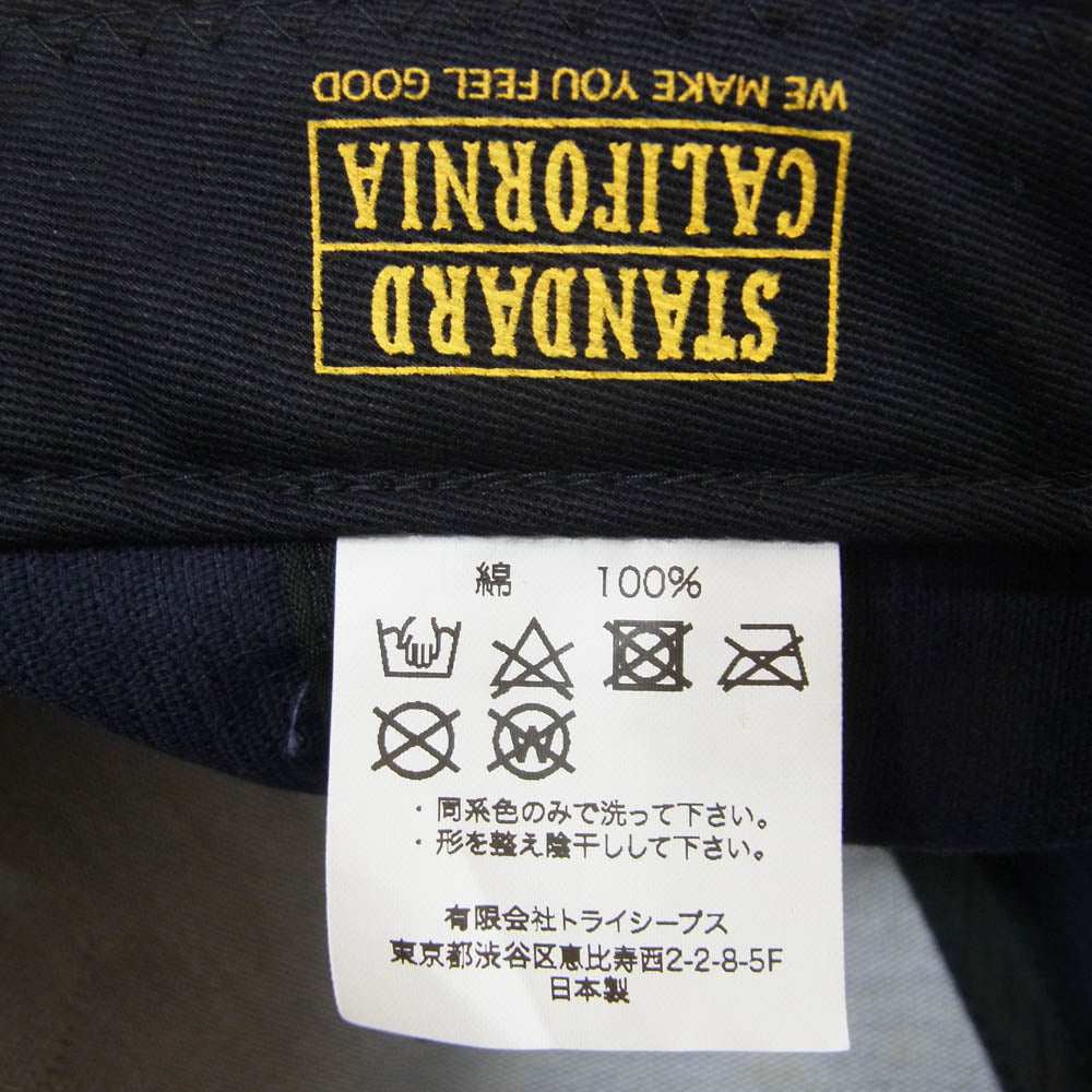 STANDARD CALIFORNIA スタンダードカリフォルニア コーデュロイ キャップ ネイビー系【中古】